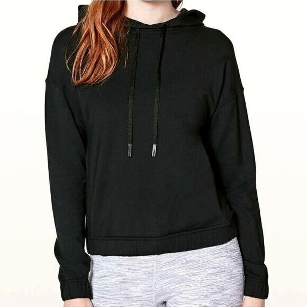 Lululemon Twisted & Tucked Black Long Sleeve Pull-Over Hoodie Shirt-4